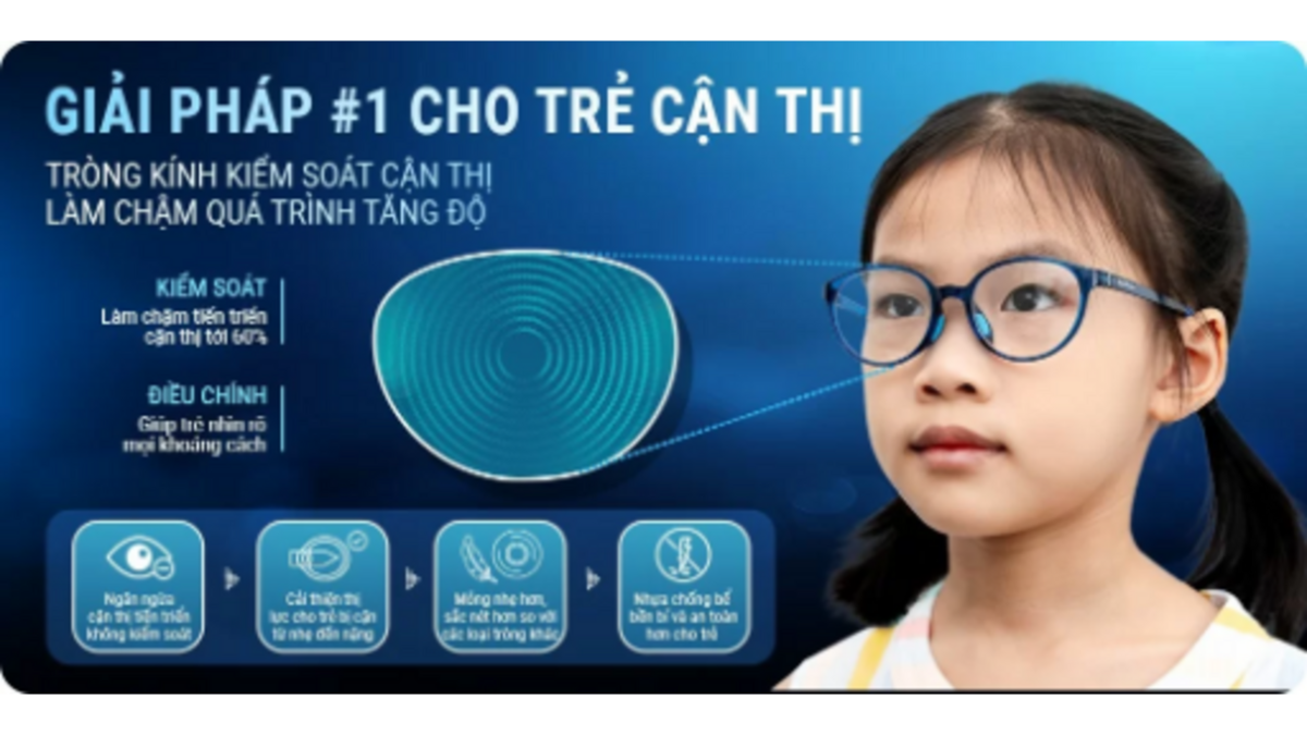 Tròng kính kiểm soát cận thị